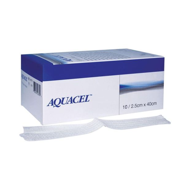 Convatec Aquacel Mèches Pansements 2,5 x 40 cm (Boîte De 10)