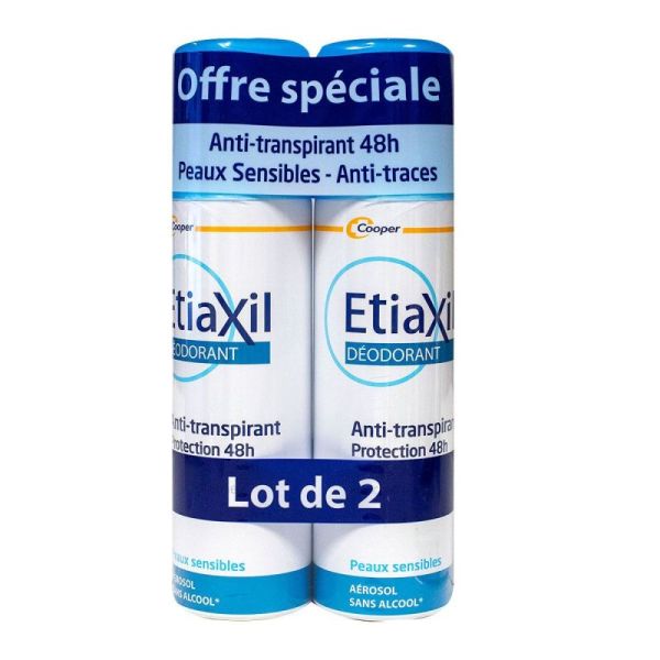 Etiaxil Déodorant 48H Aerosol 150Ml*2