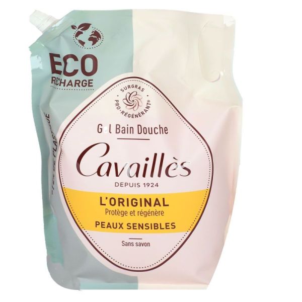 Cavailles Gel Bain Douche L'Original Eco Recharge 1L