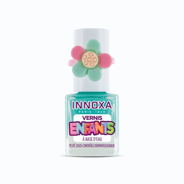 Innoxa Vernis à ongles Enfant Fleur Verte + Bague (5 ml)