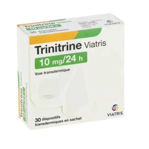 Trinitrine Viatris 10 mg, 30 dispositifs transdermiques