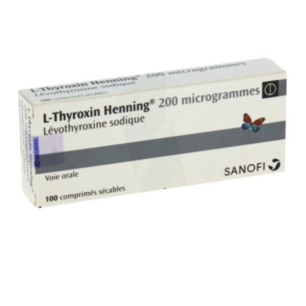 L-Thyroxin Henning 200 Μg Comprimé Sécable Plaquette/100