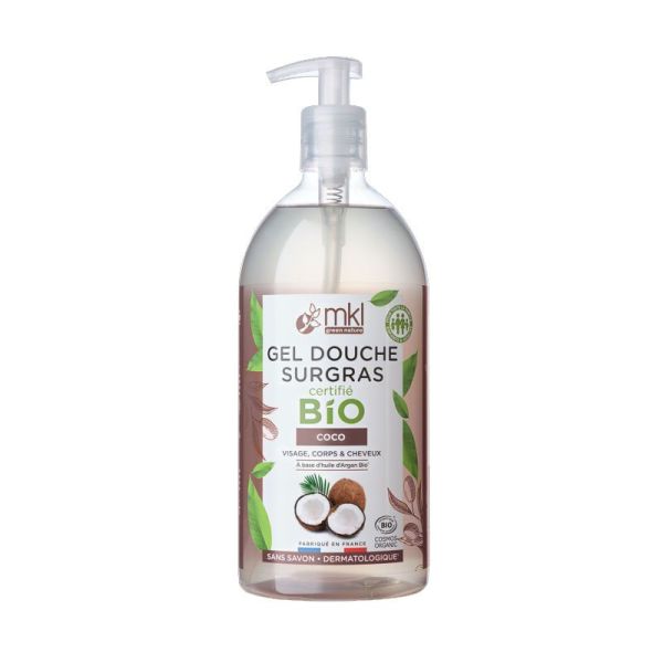 MKL Green Nature Gel Douche surgras Coco Bio (1L)