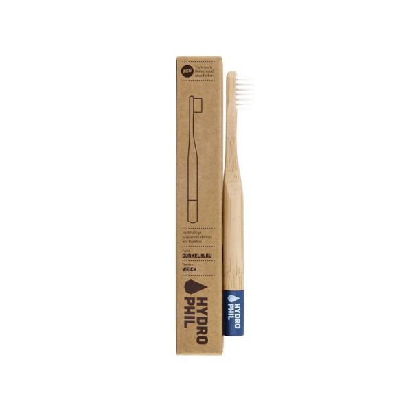 Hydrophil Brosse à dents Bambou Enfant Souple Bleu