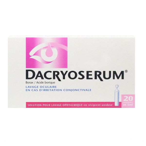 Dacryoserum Lot Oculaire Dose 20