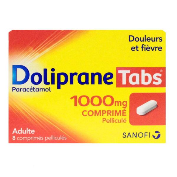 Dolipranetabs 1000Mg Cpr Pel 8