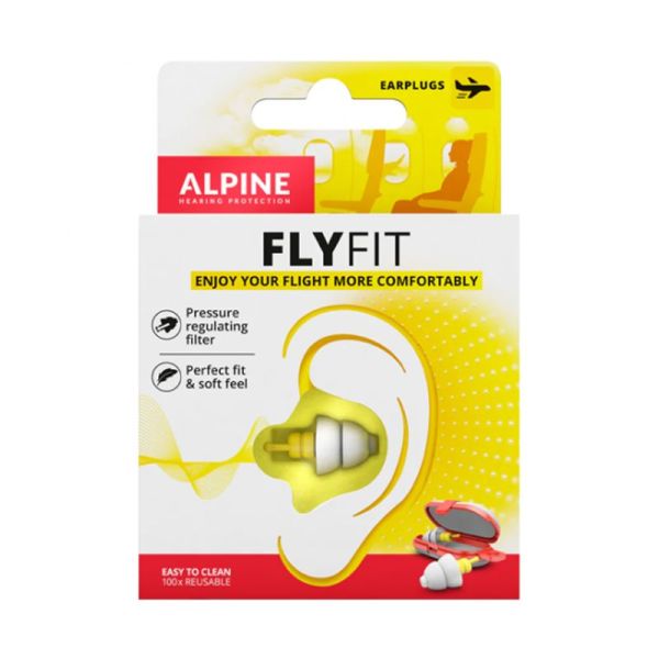 Alpine Flyfit Bouchons D'Oreilles (Boîte de 2)