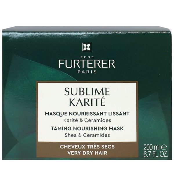 Sublime Karité Masque Nourrissant Lissant pour cheveux très secs (200 ml)