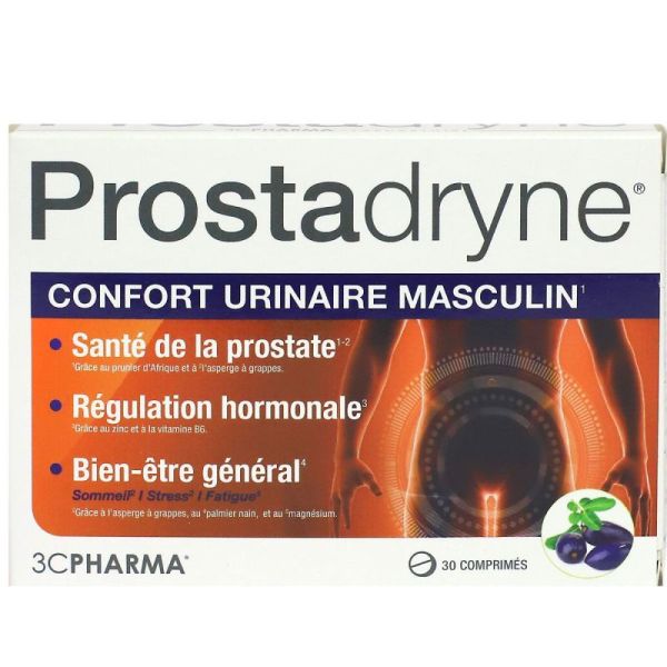 Prostadryne Confort urinaire masculin BOÎTE DE 30 COMPRIMÉS