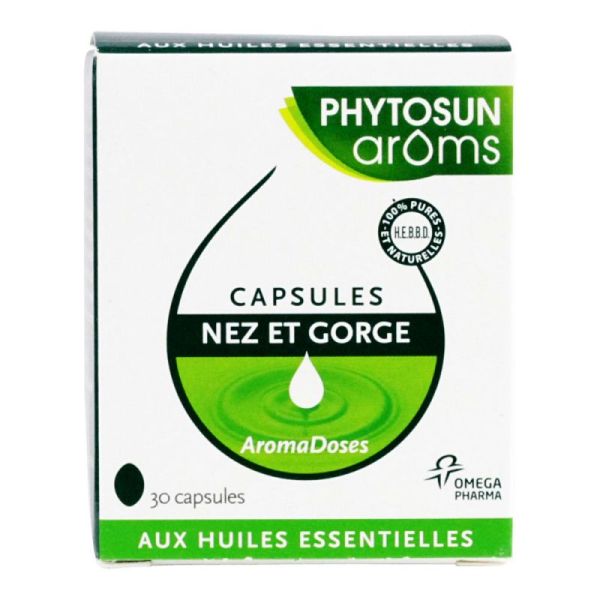 Phytosun Arôms Aromadose Nez Gorge Caps 30