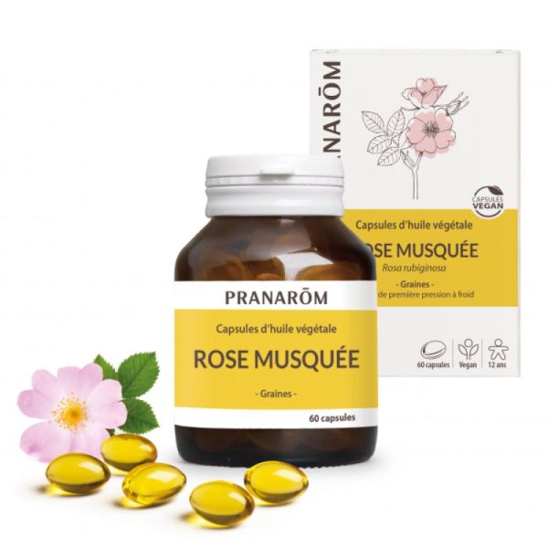 HUILE VÉGÉTALE Capsules Rose Musquée Bio