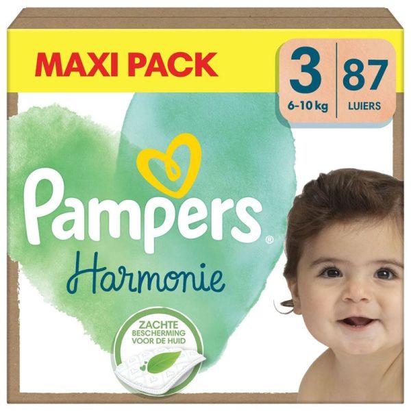 Pampers Harmonie Maxi couches Taille 3 6-10 kg (x87)