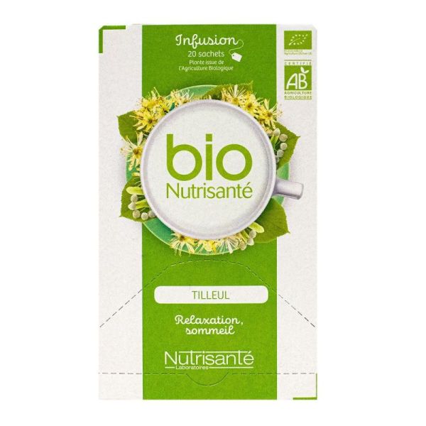 BioNutrisanté Infusion Bio Tisane Tilleul 20 Sachets