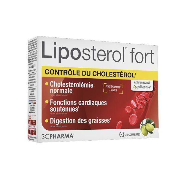 3CPharma Liposterol Fort (30 comprimés)