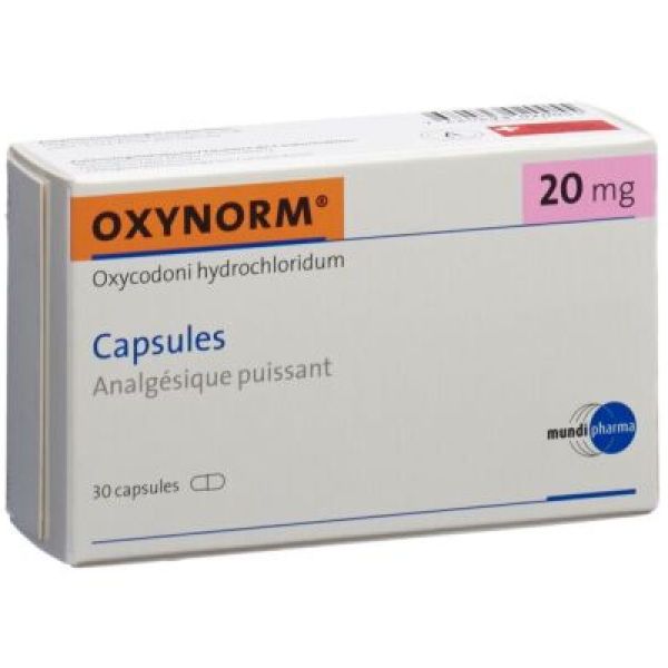 Oxynorm 20 Mg Gélule 14