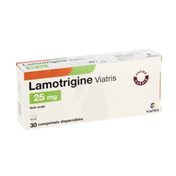 Lamotrigine 25 Mg Mylan Comprimé Dispersible 30