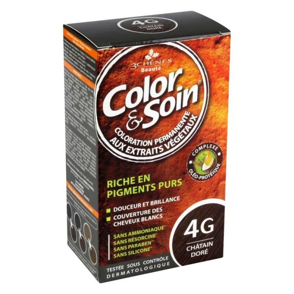 Color & Soin Coloration Châtain Doré 4G