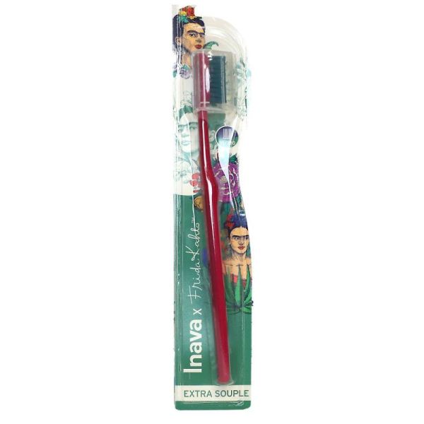 Inava brosse à dents extra souple Edition Frida Kahlo 15/100 (x1)