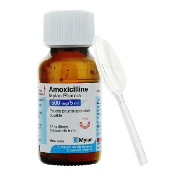 Amoxicilline Viatris 500 Mg/5 Ml Poudre
