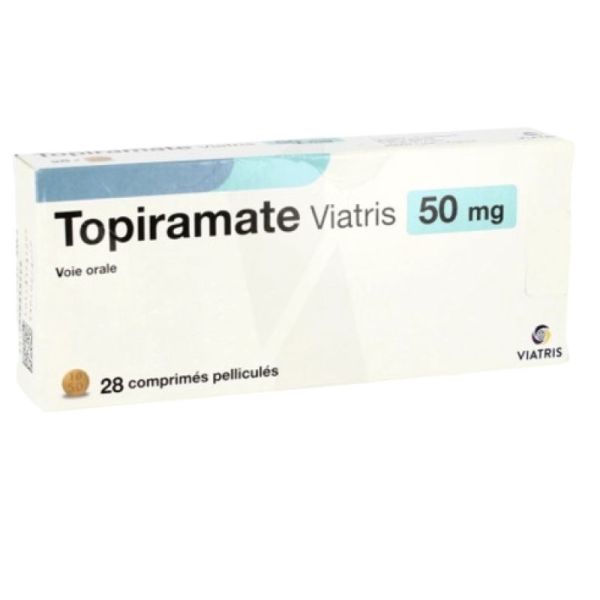 Topiramate Viatris 50 mg, 28 comprimés pelliculés