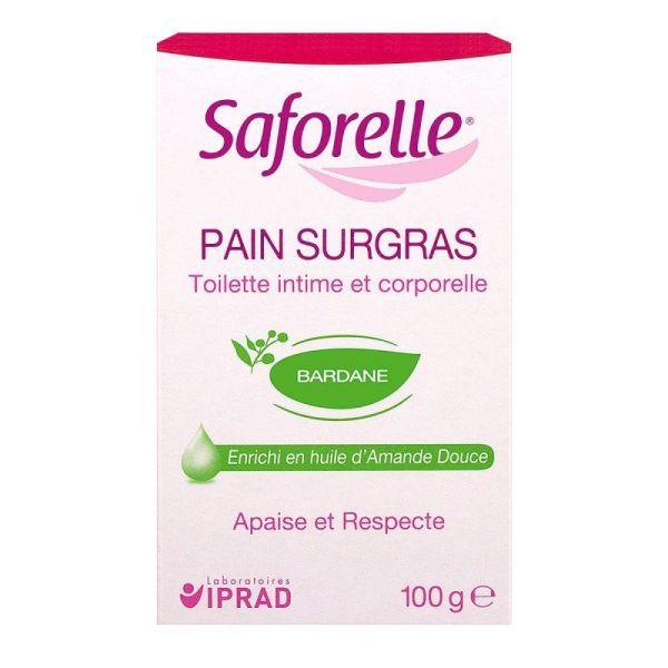 Saforelle Pain Surgras Savon Intime 100G