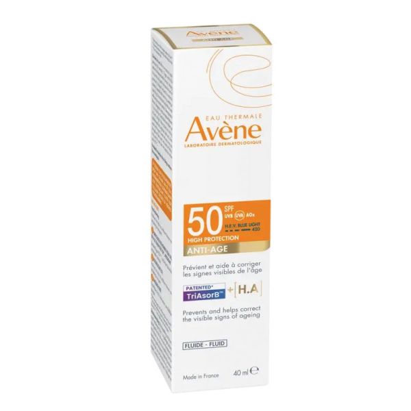 Avène Solaire protection solaire fluide anti-âge SPF 50 (40 ml)