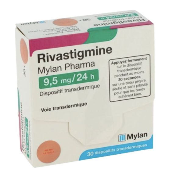 Rivastigmine Viatris 9,5 mg/24 heures, 30 dispositifs transdermiques