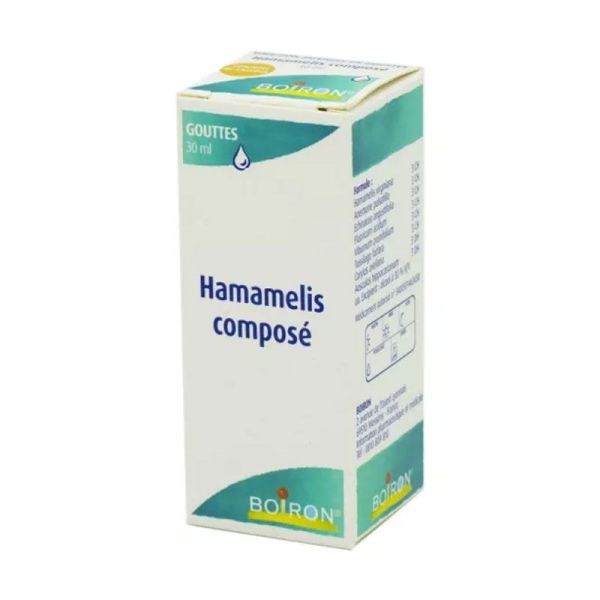 Boiron Hamamelis Composé solution buvable en gouttes (30 ml)