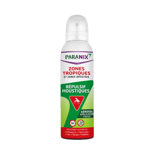 Paranix Aérosol Anti-Moustiques Zones Tropiques et Zones Infestées (125 ml)