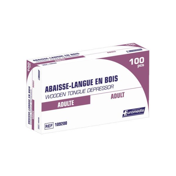 Euromedis Abaisse-Langue Adulte (x 100)