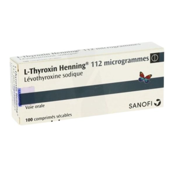 L-Thyroxin 112 Mcg Henning Comprimé Sécable 100