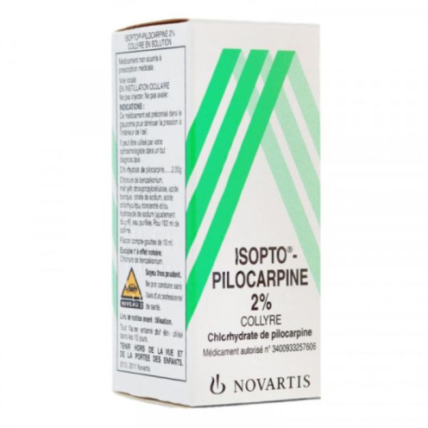 Isopto-Pilocarpine 2% Collyre 10Ml