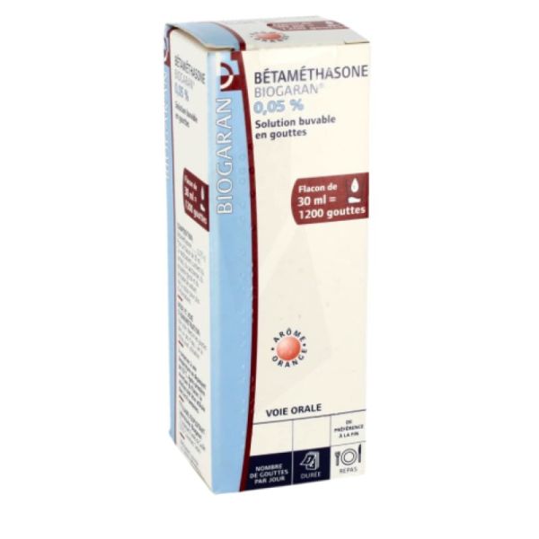 Betamethasone Biogaran 0,05% solution Buvable 30 Ml