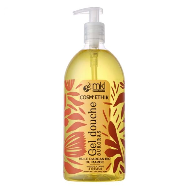 Cosm'éthic Gel Douche & Shampoing 1L - Argan