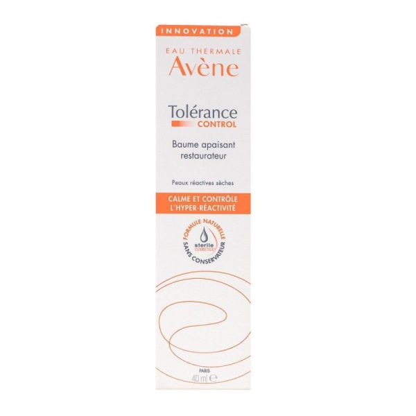 Avene Tolerance Control Baume apaisant restaurateur 40Ml