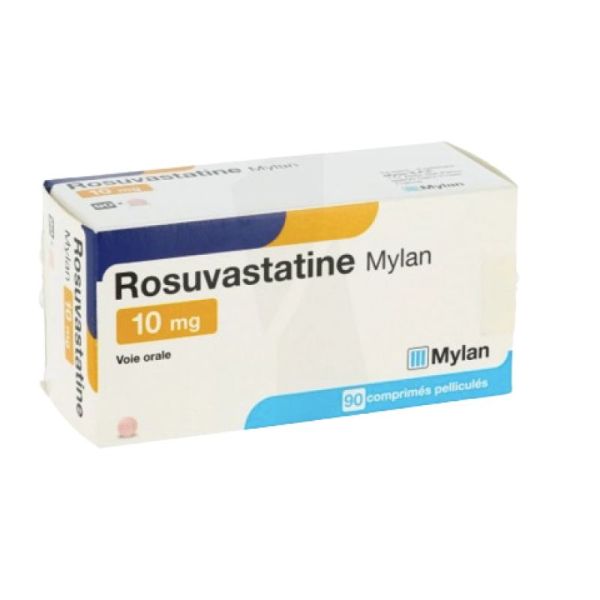 Rosuvastatine Viatris 10 mg 90 comprimés pelliculés