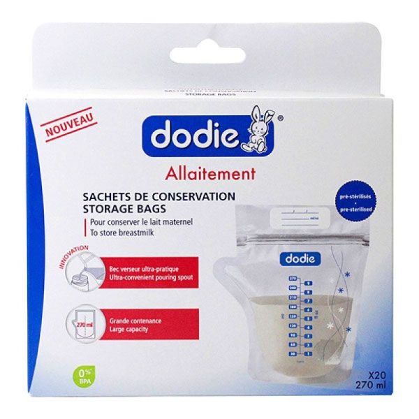 Dodie Sachet De Conservation lait maternel X20