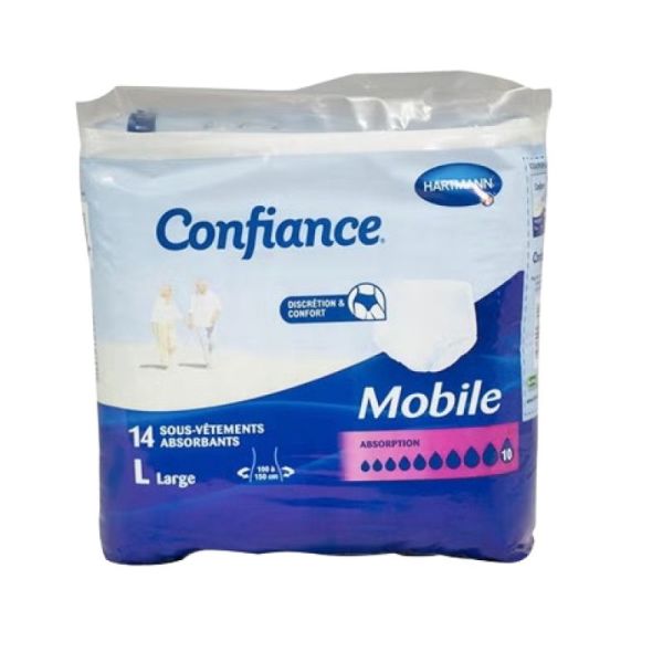 Confiance Mobile, 10 gouttes, taille Large