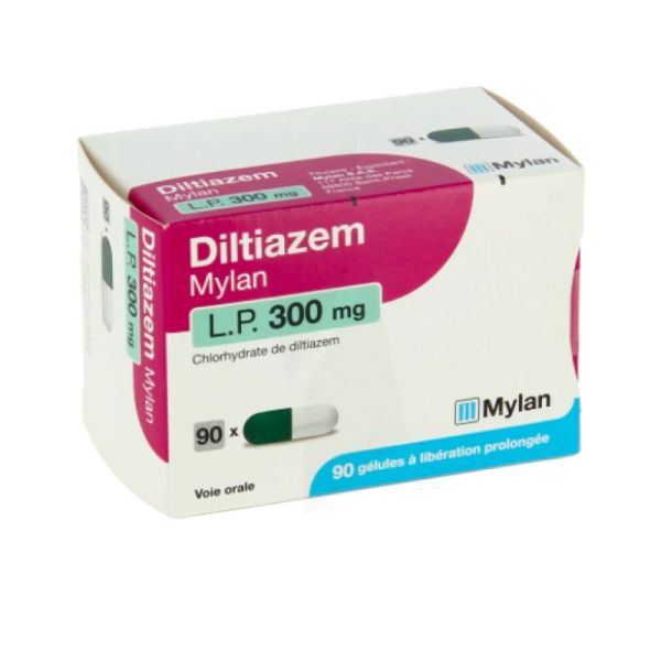 Diltiaz Viatris Lp 300Mg  Gél Lp Plq/90