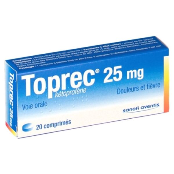 Toprec 25Mg Cpr 20