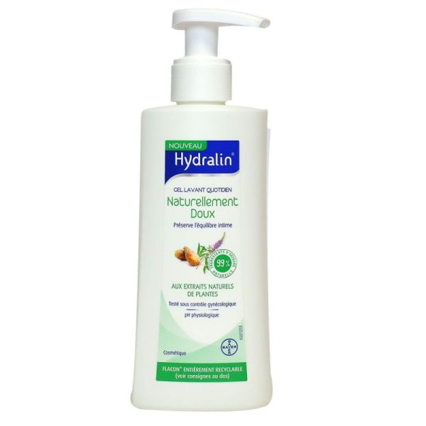 Hydralin Naturel Doux Gel Lavant Intime 200Ml