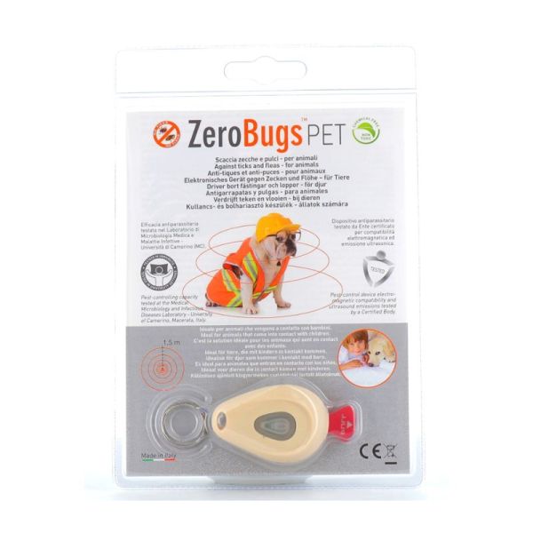 Ultrasound Tech ZeroBugs Pet Répulsif Antiparasitaire