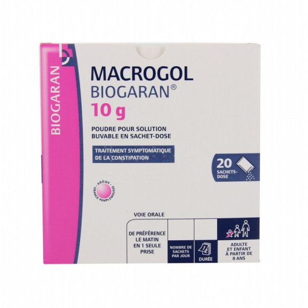 Macrogol 4 000 10G Biogar Sachet20