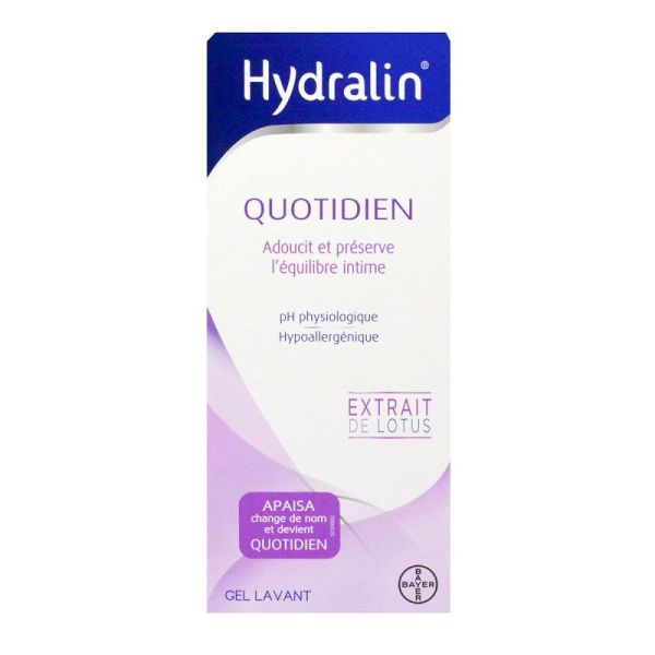 Hydralin Quotidien Gel Lavant Intime 200Ml