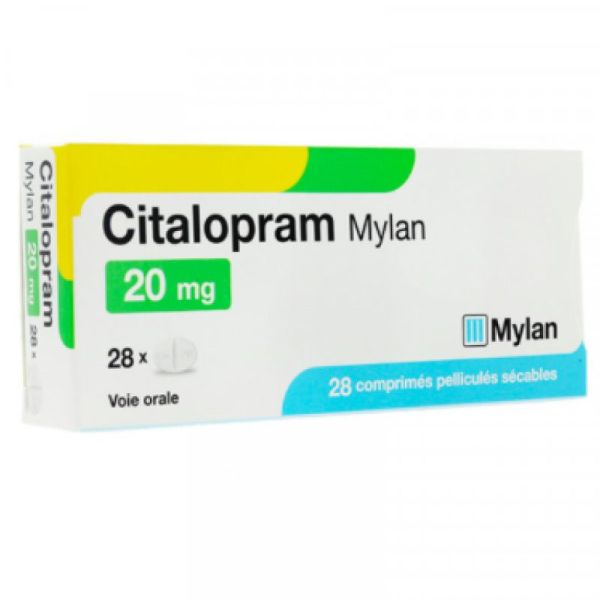 Citalopram 20Mg Viatris Cpr Secabl28