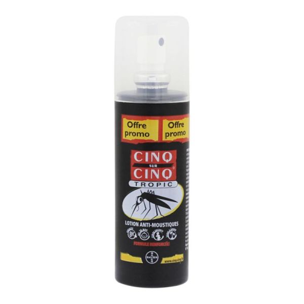 Cinq sur Cinq® Tropic Spray Anti-moustiques 100Ml