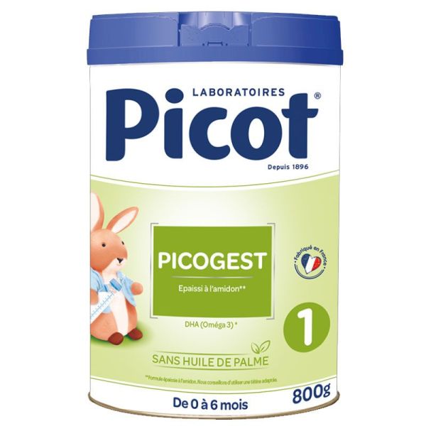 Picot Picogest lait 1er âge épaissi à l'amidon (800 g)