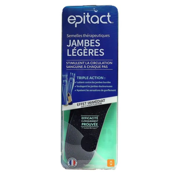 Epitact Semelles Thérapeutiques Jambes Legère Taille S