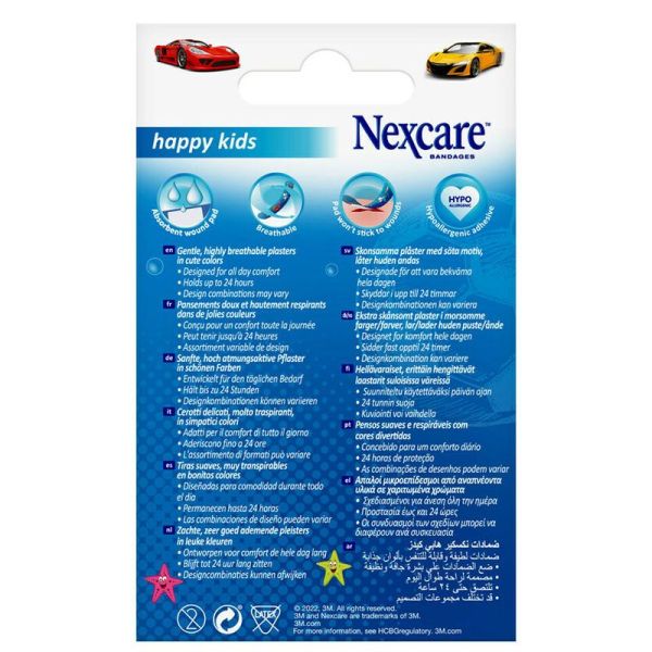 3M Nexcare Pansements Happy Kids Héros (x20)