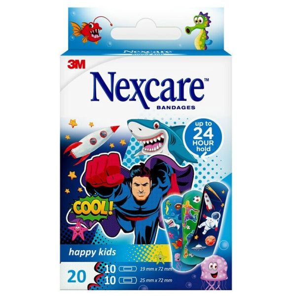 3M Nexcare Pansements Happy Kids Héros (x20)